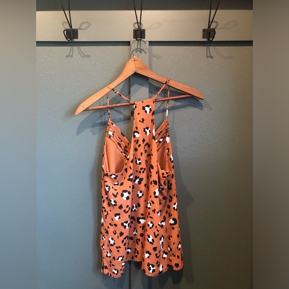 Racer back Cheetah print tank!  LIKE NEW! - Picture 2 of 5